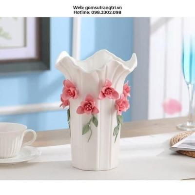 BÌNH CẮM HOA ĐẮP NỔI PHONG CÁCH HIỆN ĐẠI